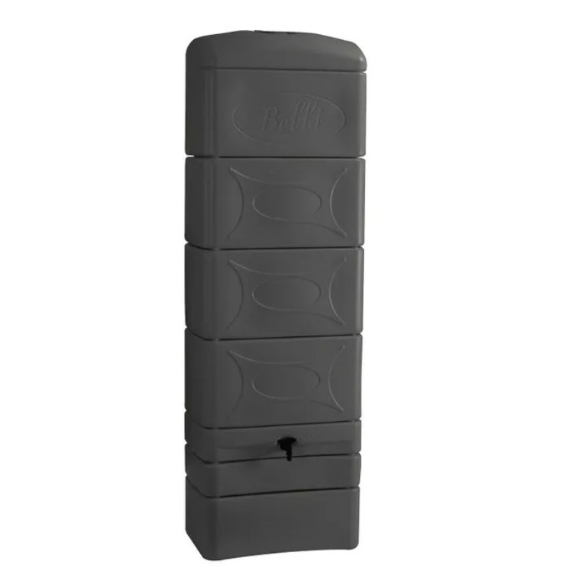 Cuve récupération d'eau murale Noir