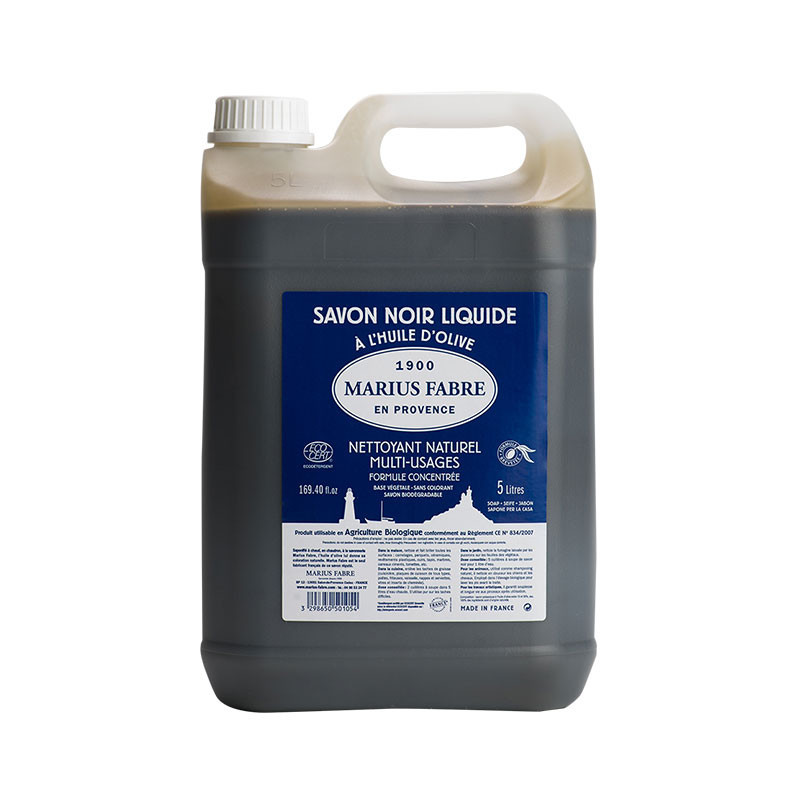Savon noir liquide Marius Fabre 5L