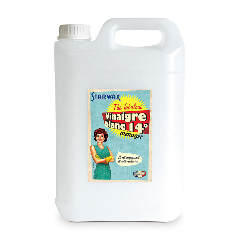 Vinaigre blanc sans parfum 14° 5L - Starwax